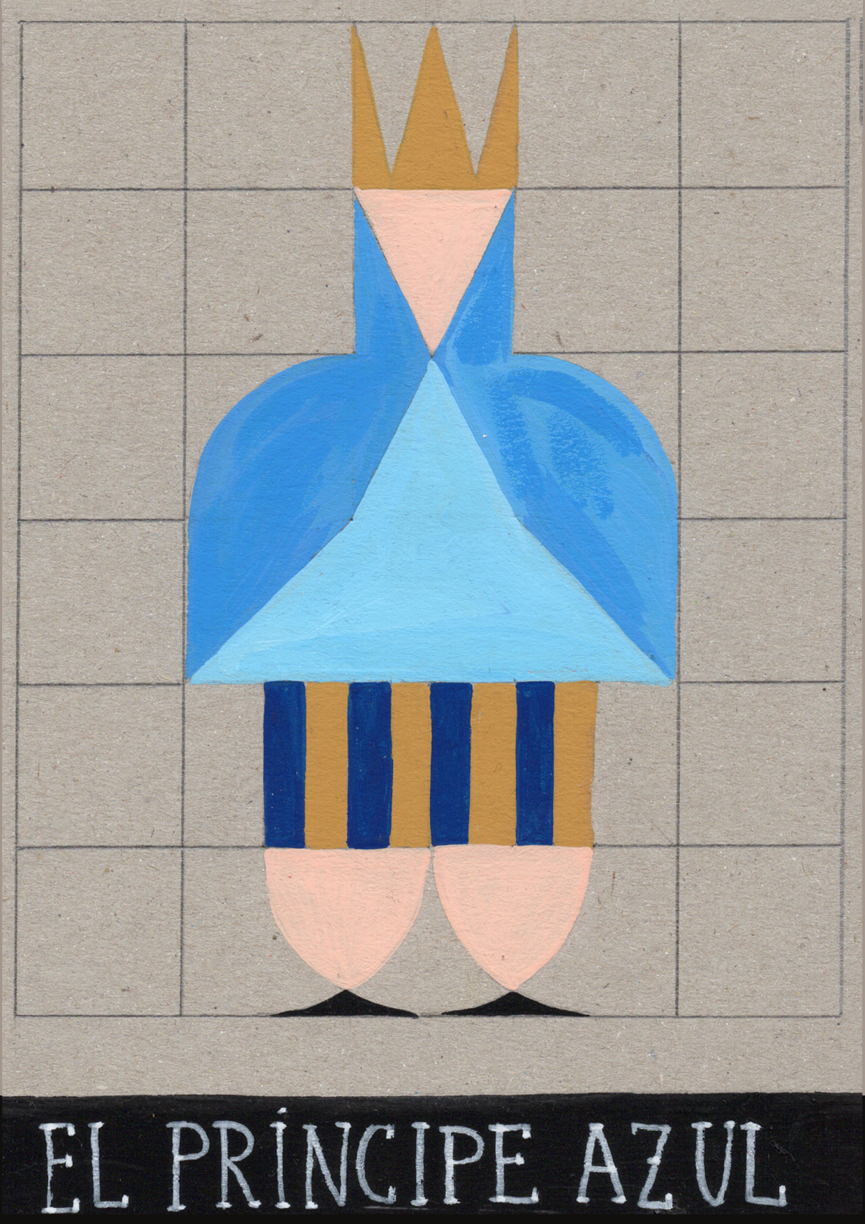 Shapes in Fabula. Gouache Illustration